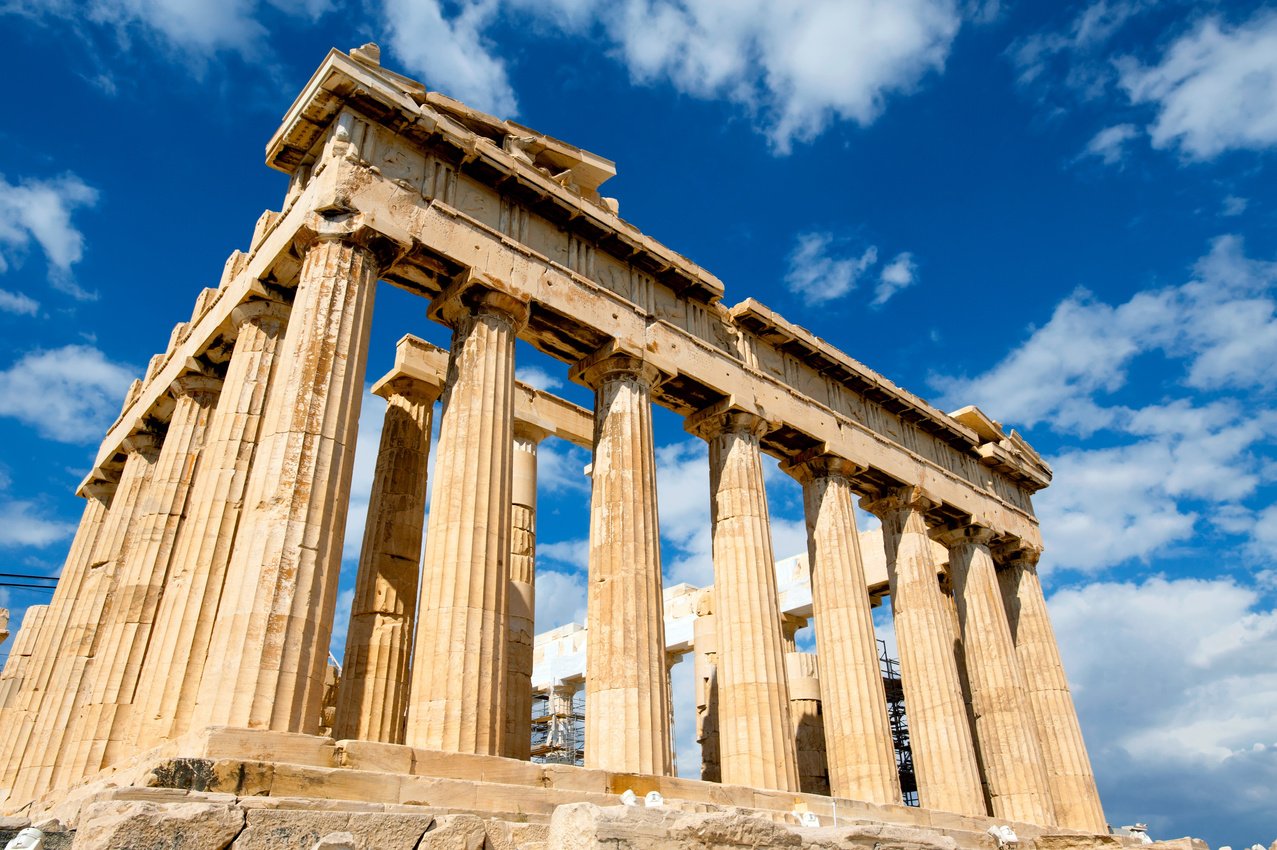 Parthenon in Greece